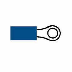 Terminal Blue 3.70mm Ring Pk100