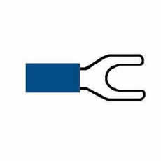 Terminal Blue 5.30mm Fork Pk1000