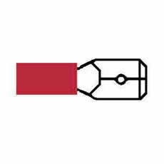 Terminal Red 6.30mm Blade Pk1000