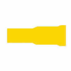 Terminal Yellow 5.00mm Receptacle Pk100