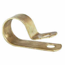 Clip Cable 5mm Diameter Brass Pk25