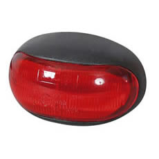 Lamp Rear Marker Red LED 12-24 volt Bg1