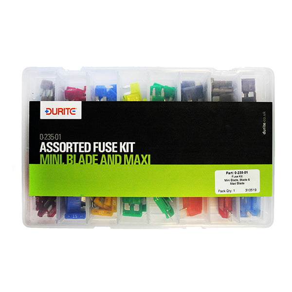 Fuse Kit Assorted Mini, Blade and Maxi Bx1