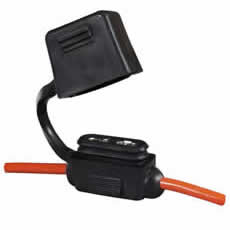 Fuseholder In-Line Blade Type with Cover Pk1