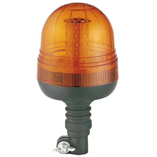 Beacon LED R10 12/24 volt Amber Flexi DIN Base Fixing Pk1