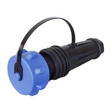 Socket Waterproof Heavy Duty 4 Pole In-Line Plastic 32 amp Bg1